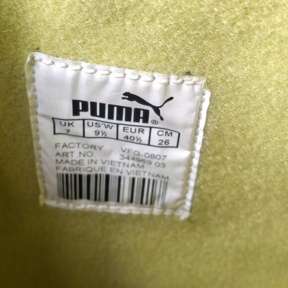 Puma Archive Y2K Brown Embroidered Leather Boots – Women’s 9.5, New No Box - Picture 7 of 7